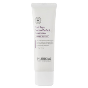 HUBISLAB POST RAYS DERMA PERFECT VEIDO KREMAS NUO SAULĖS SPF 50