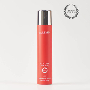 ALLEVEN purškiamas makiažo pagrindas kūnui „Colour Shield“, 200 ml