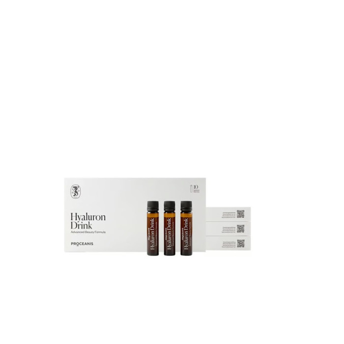 Proceanis Hyaluron Drink Traveller maisto papildas, 10 x 10 ml