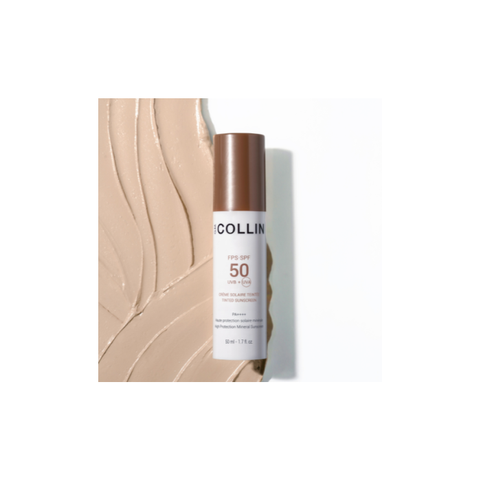 G.M. COLLIN SPF 50 TINTED SUNSCREEN APSAUGINIS KREMAS SU ATSPALVIU, 50 ML