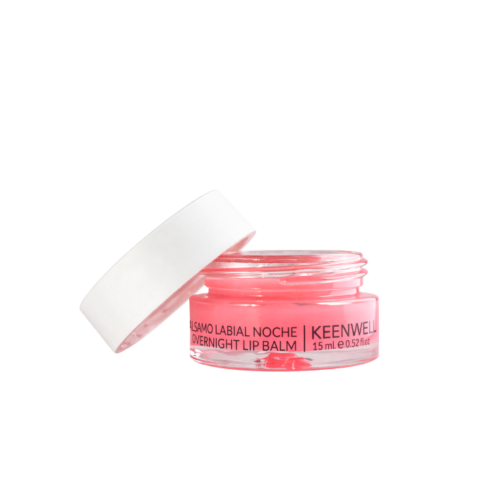 KEENWELL NAKTINĖ LŪPŲ KAUKĖ RASPBERRY, 15 ML